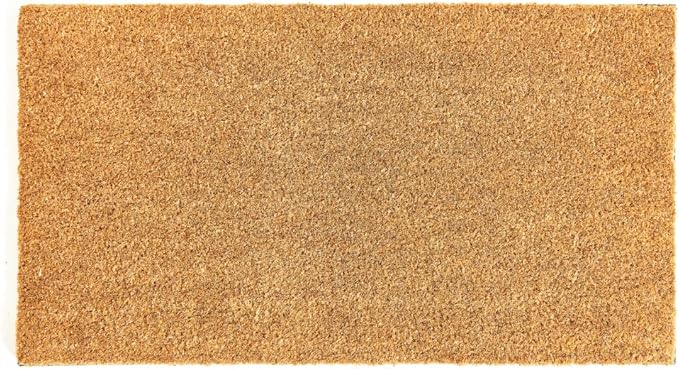 KANKUN Coco Coir Door Mat with Heavy Duty Backing, Welcome Doormat, Doormat by KANKUN