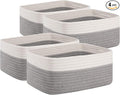 OIAHOMY 4 Pack Storage Baskets for Organizing, Small Bins for Shelves, Cute by MasterofSpaceOptimization
