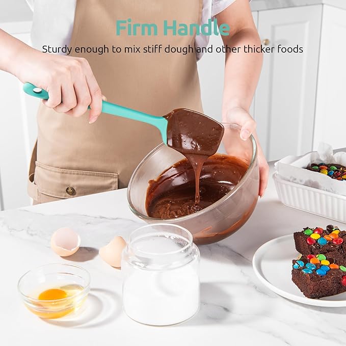 U-Taste Silicone Spoon Spatula Set, 600ºF High Heat Resistant Food Grade - Image 3