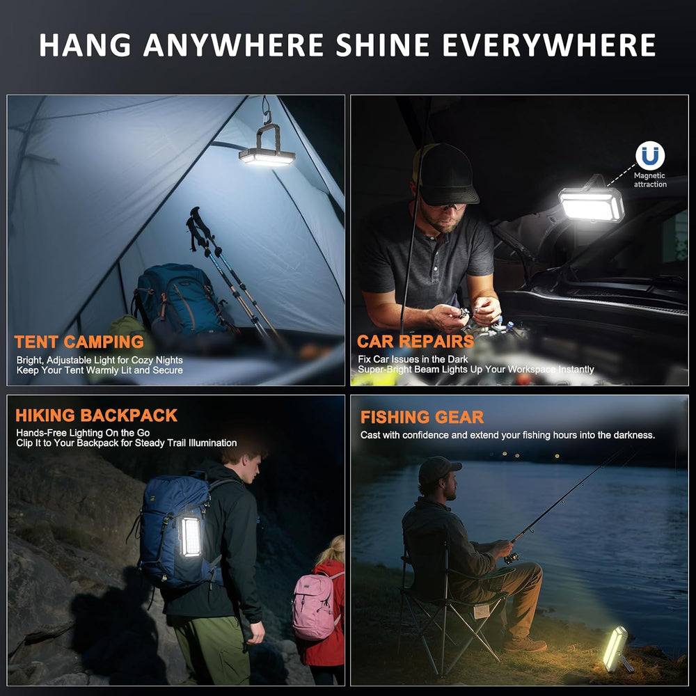 Camping Lantern LED Rechargeable - up to 120+ Hours, 10000mAh Portable Campin...