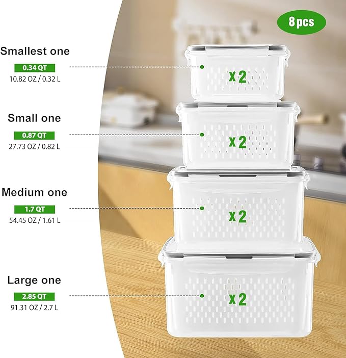 Freshmage Fruit Storage Containers - Image 2