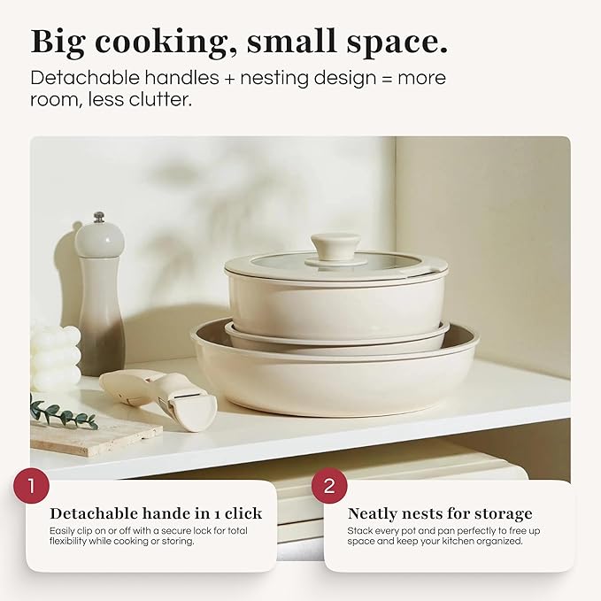 GOURMETIFIC® Pots and Pans Cookware Set