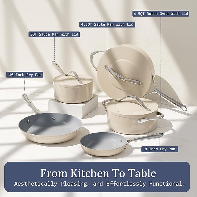 CookinCraze Stock Pot 4.5qt Dutch Oven Pot - Image 7