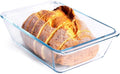 Deep Clear Glass Baking Dish, Rectangular Tempered Glass Baking Pan, Larger by HUSANMP
