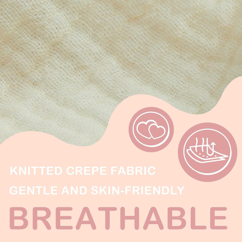 Nursing Pillow Cover, 2 Pack Muslin Nursing Cover for Breastfeeding Pillows, Infant Nursing Pillow Slipcover for Baby Boy Girl Newborn, 100% Cotton Feeding Pillow Covers, Only Cover (Pink Rose)