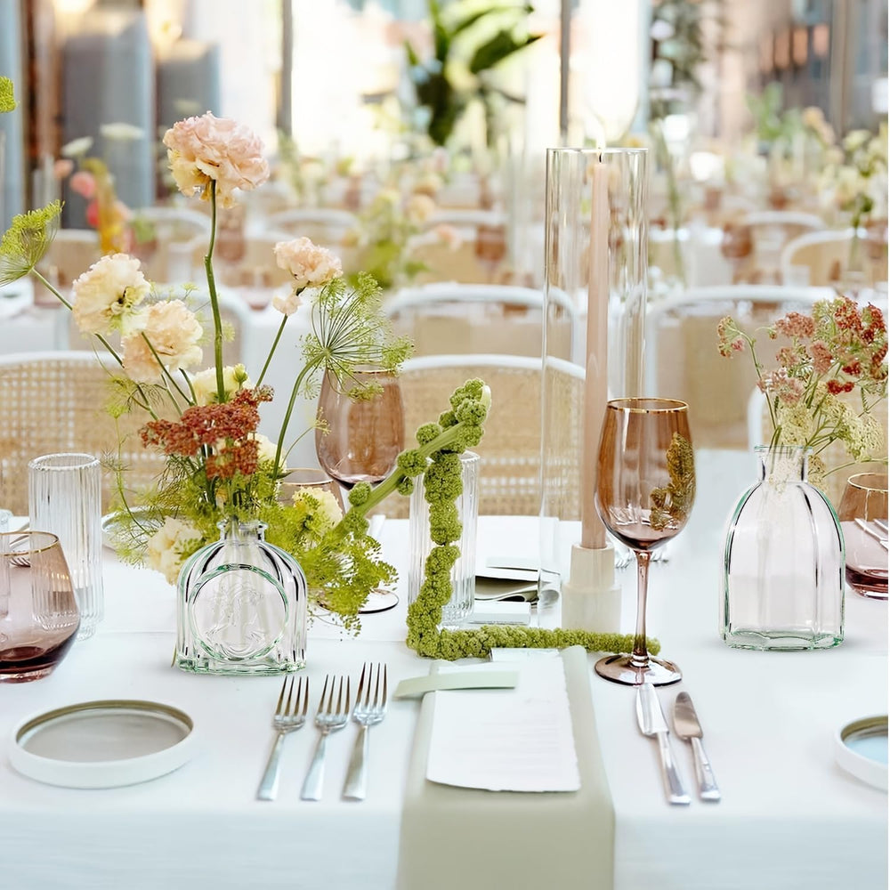72 Pcs Bud Vase Set, Vases for Centerpieces, Cute Glass Bud Vases in Bulk, Sm...