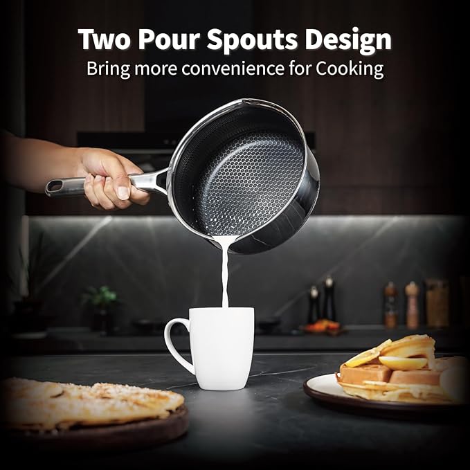 Hybrid Nonstick 4 QT Saucepan - Image 4