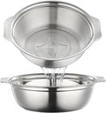 Stainless Steel Colander for Kitchen 2-Quart, Strainer Microporous by Unknown