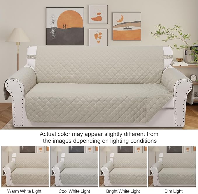 Reversible Loveseat Sofa Covers Couch Cover Furniture Protector - Image 8