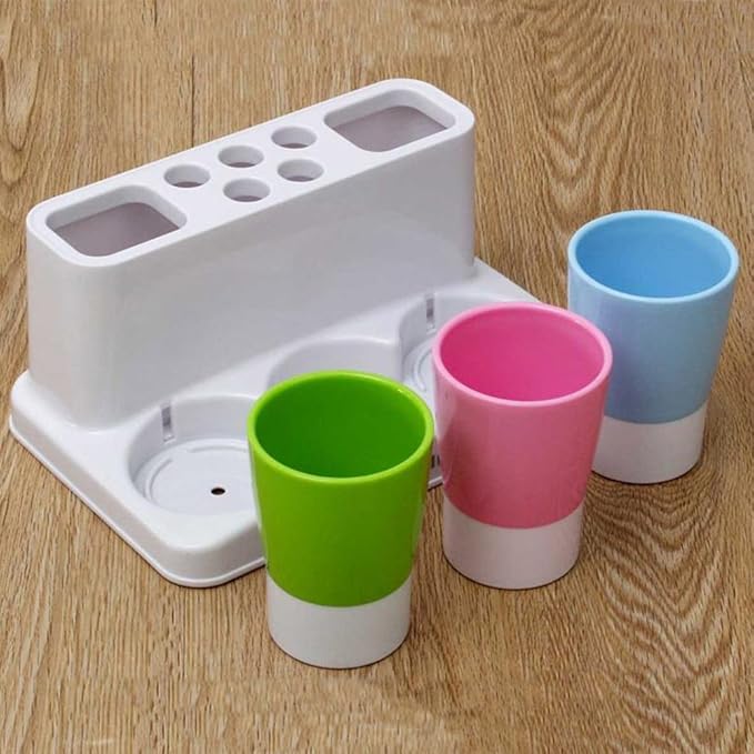 Eslite Toothbrush Toothpaste Holder Stand - Image 4