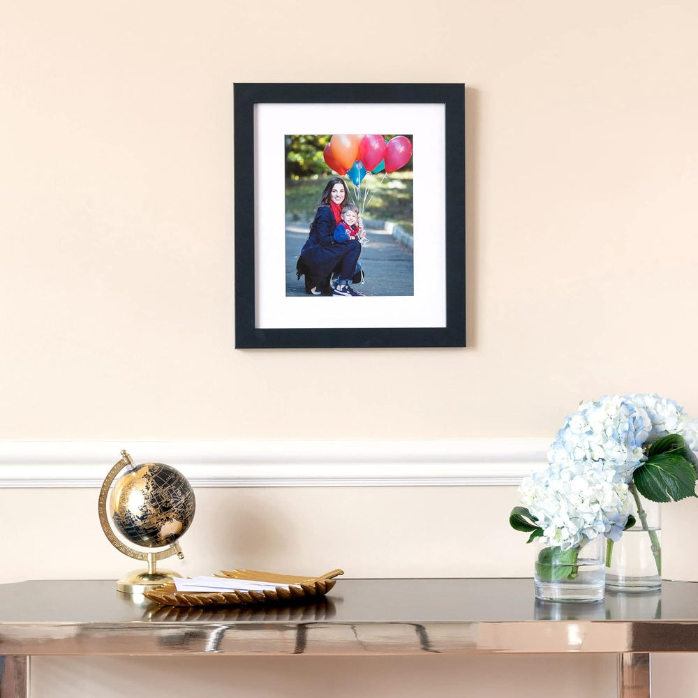 ArtToFrames 22x25 Inch Black Picture Frame, This 1.2500 Inch Custom Poster Fr...