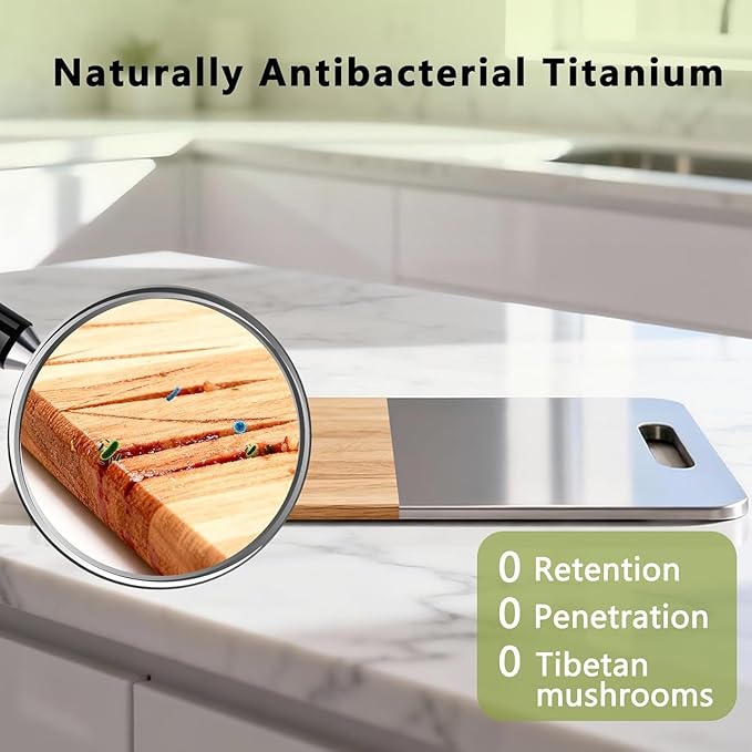 Titanium Cutting Boards For Kitchen, 100% Pure Cut Titanium Cutting Board - Image 3