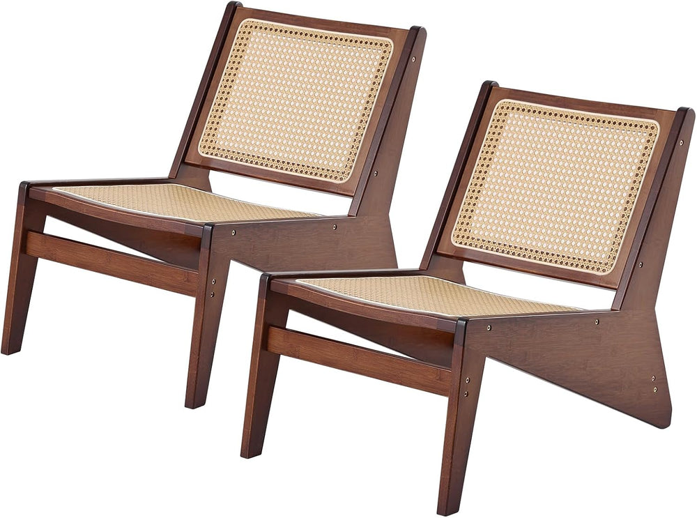 MBOOYOME Mid Century Modern Accent Chair, Compact Low-Profile Lounge Chair