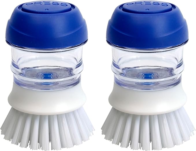 CELOX 2 Pack Dish Brush with Soap Dispenser - Image 9