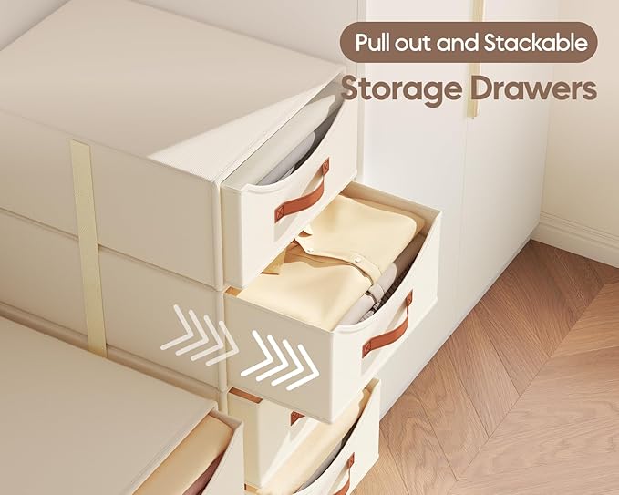 Homsorout Stackable Storage Drawers - Image 4