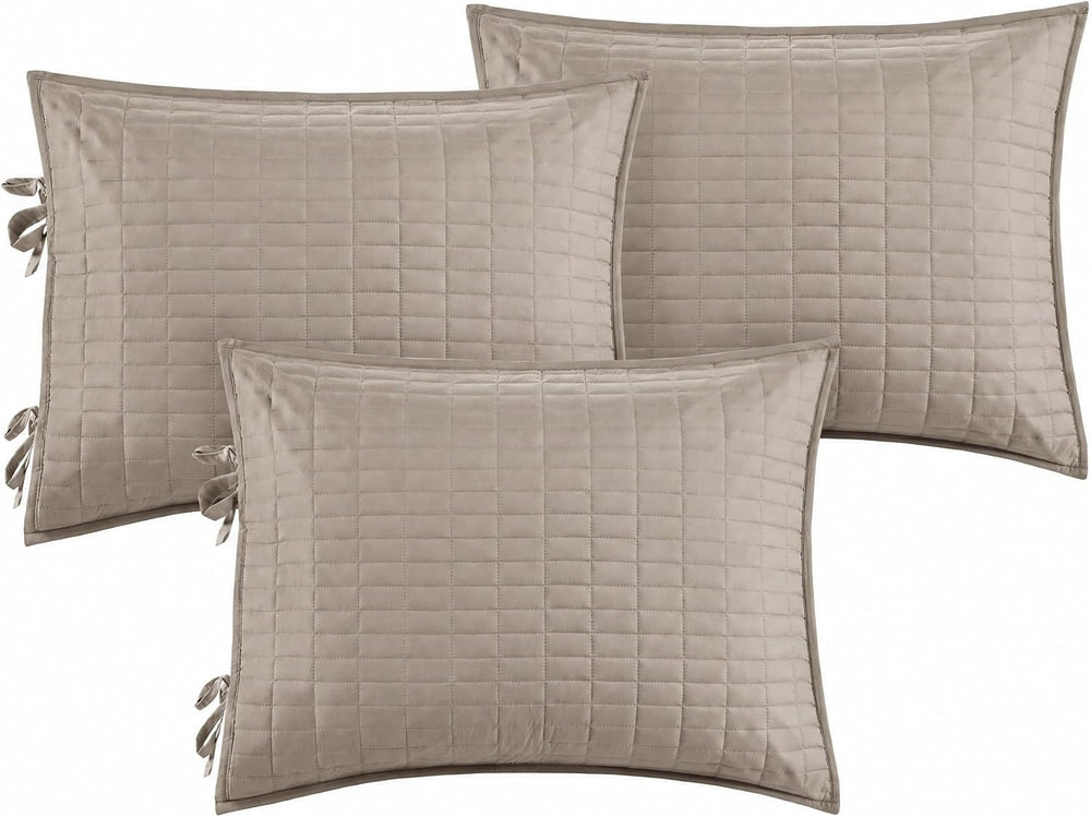 Comfort Spaces Kienna Daybed Cover Set 5 Piece with Bedskirt, 75 x 39 Taupe