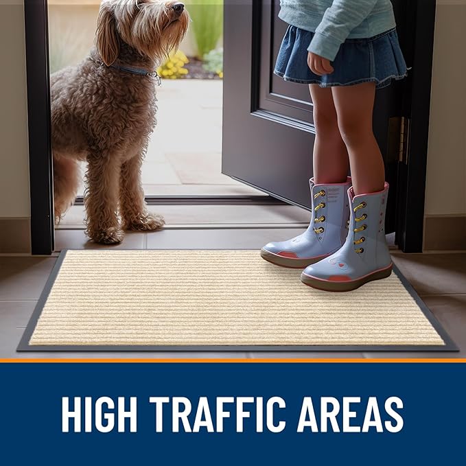 OLANLY Front Door Mat Indoor Outdoor Entrance, Waterproof Heavy Duty Doormat - Image 7