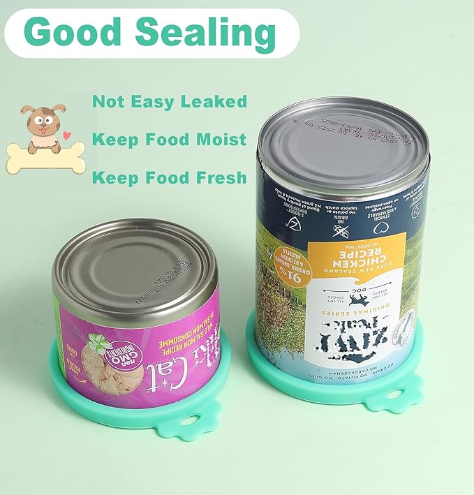 COMTIM Can Covers for Dog Food Cans, Silicone Pet Dog Food Can Covers Lids for - Image 4