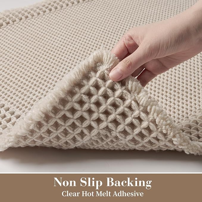 RESARE Waffle Bath Mat, Super Absorbent Non Slip, Machine Washable, Ultra Soft - Image 4