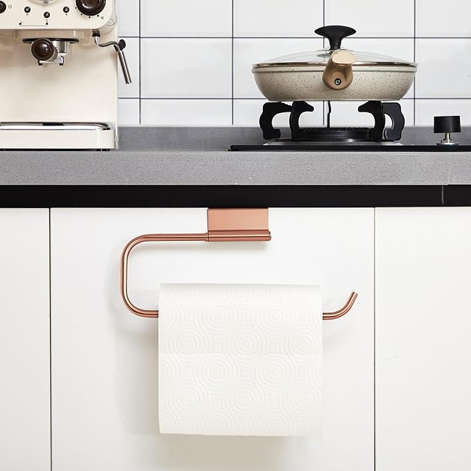 Yaocom 12.4 Inches Cabinet Door Paper Towel Holder Camper Under Sink No - Image 2