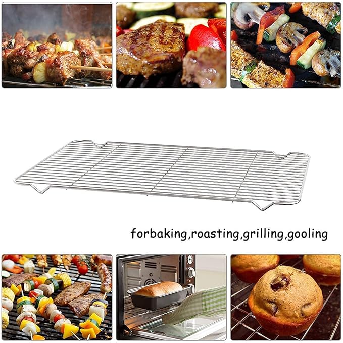 Stainless Steel Cooling Racks, 8.6L x 6.2W x 0.5H Inch, Wire Racks - Image 4