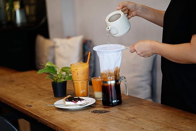 Traditional Thai Style Tea Filter Stainless Steel Size 3 Inches Friendly Using - Image 7