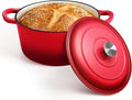 P&P CHEF 7QT Enameled Dutch Oven, Cast Iron Dutch Oven Pot by PPCHEF