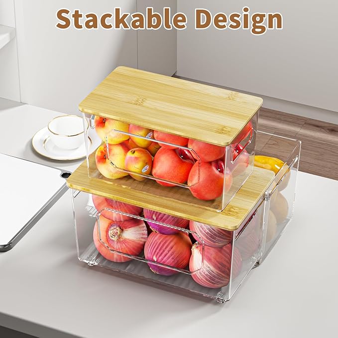 Trash Bag Holder 2-in-1 Under Sink Organizer, Acrylic Trash Bag Dispenser - Image 5