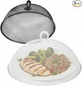 MAGICLULU 2-Pack Metal Mesh Food Covers, 11.8-Inch Net Dome Plate Fly Tents by MAGICLULU