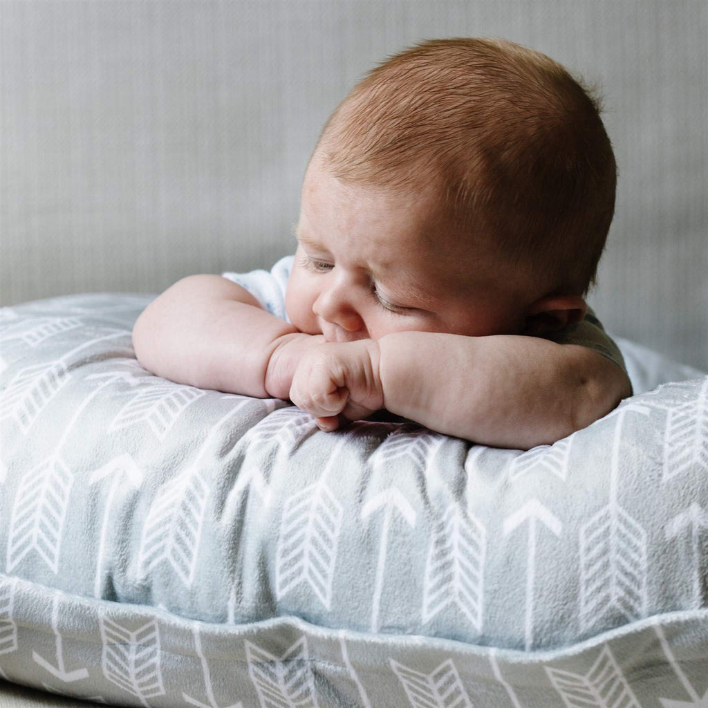 ALVABABY Minky Nursing Pillow Cover | Soft and Comfortable| Best for Breastfeeding Moms | Soft Fabric Fits Snug On Infant Nursing Pillows to Mothers While Breast Feeding MT-M01