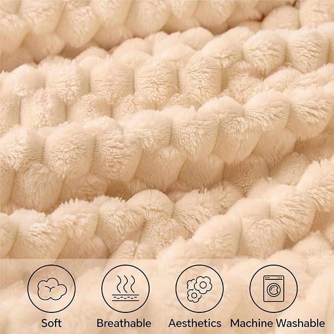 BEDELITE Fleece Throw Blanket for Couch & Bed - Image 3