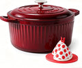 SENSARTE Enameled Cast Iron Dutch Oven Pot by SENSARTE