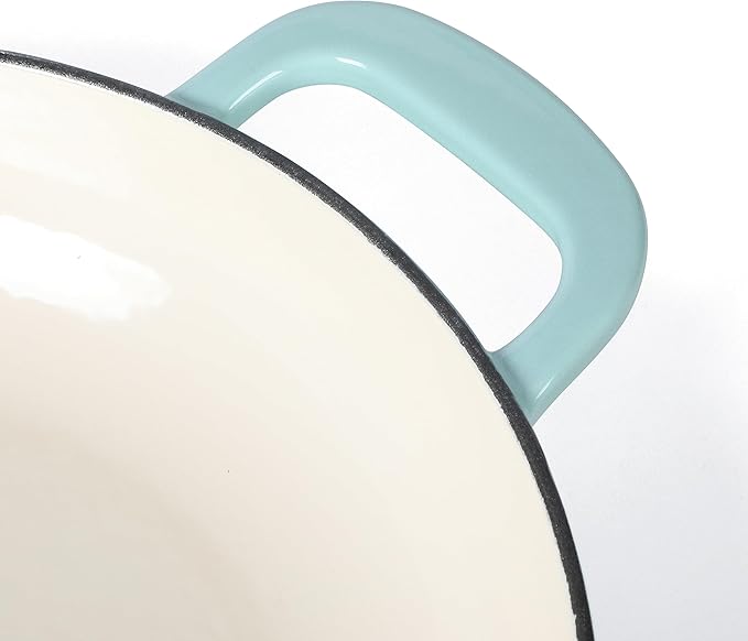 Martha Stewart Gatwick 3.5-Quart Enameled Cast Iron Dutch Oven Braiser – Martha - Image 5