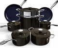 Nuwave Lux 13pc Forged Lightweight Cookware Set PFAS Free, Healthy G10 Duralon by NuWave