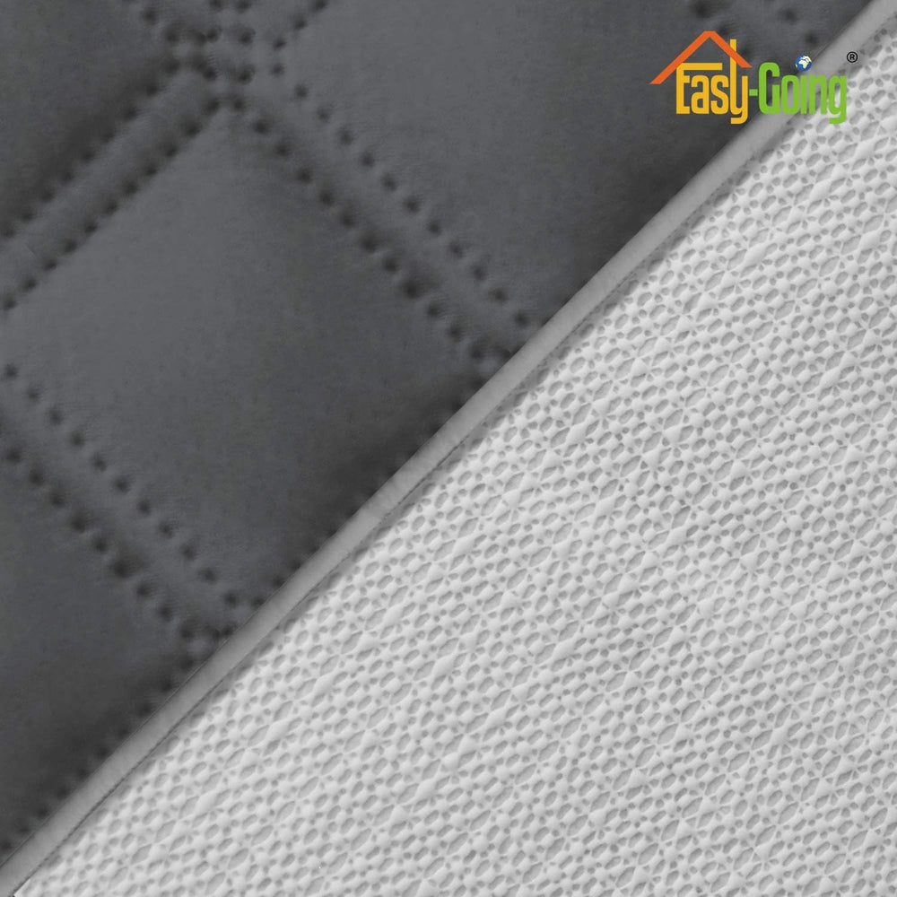 Easy-Going Waterproof Non-Slip Couch Cover, Medium Loveseat, Dark Gray