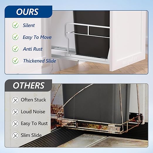 Insputer Pull Out Trash Can Under Cabinet - Image 8