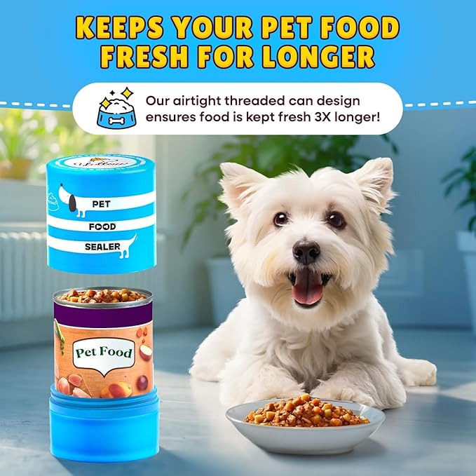 The Original Canned Dog Food Storage Container Patent Pending Reusable Airtight - Image 5