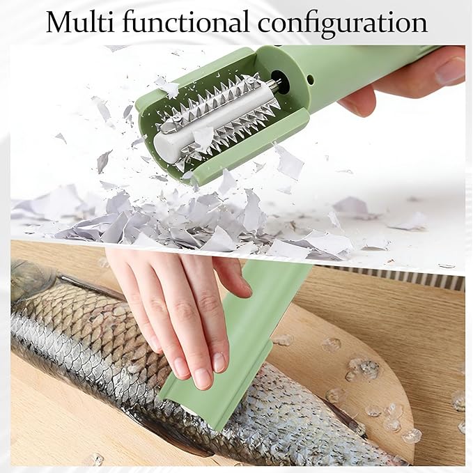 STHF 5X Faster Electric Coconut Grater & Fish Descaler, Anti-Splash Guard - Image 5