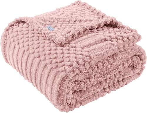 50x70 Inch Pink Throw Blanket by Unknown