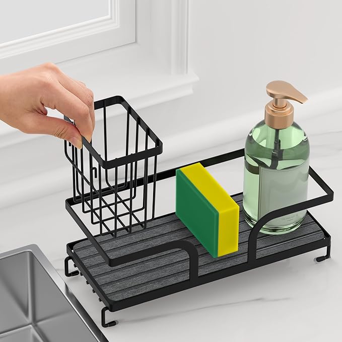 Sponge Holder for Kitchen Sink, Sink Caddy Organizers - Image 3