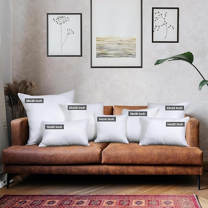 Utopia Bedding Throw Pillows – 26 x 26 Inches Down Alternative Pillows - Image 2