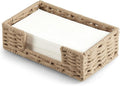 Napkin Holder for Bathroom, Woven Wicker Cotton Rope Guest Towel Holder Tray by Unknown