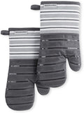 KitchenAid Albany Oven Mitt 2-Pack Set, Charcoal Grey by KitchenAid