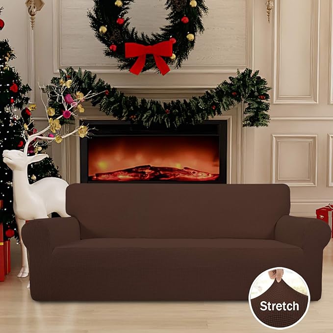 Easy-Going Stretch Sofa Slipcover 1-Piece Sofa Cover Furniture Protector Couch - Image 2