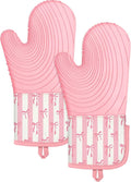 Slohif Long Silicone Oven Mitts Heat Resistant by Slohif