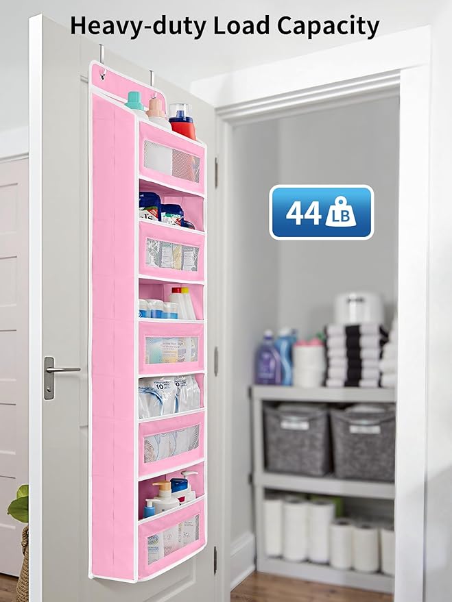 JARLINK 2 Pack Over The Door Organizer Storage, 5 Shelf Hanging Door Organizer - Image 6