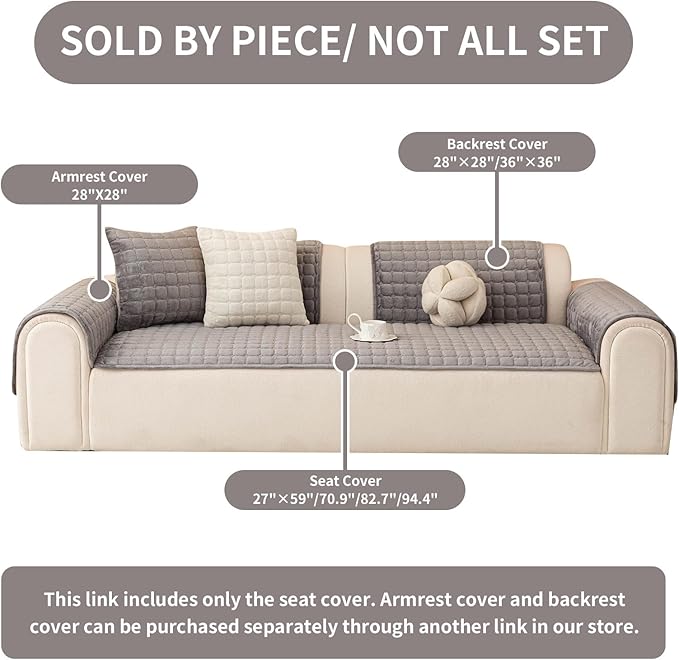 Velvet Couch Covers for Dogs, Dog Sectional Couch Covers, Pet Couchs Cover for - Image 2
