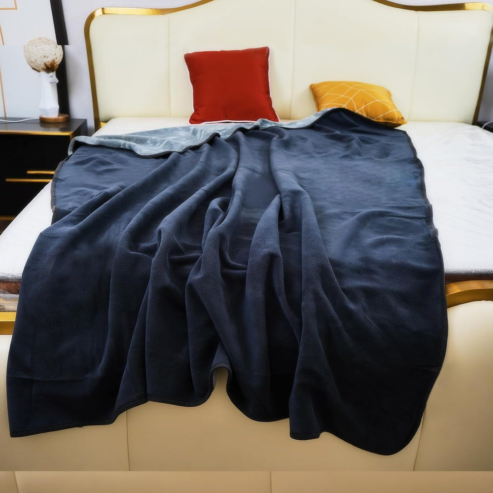 Ahinahwap Waterproof Blanket for Bed Couch Sofa, 60"x80" Reversible...