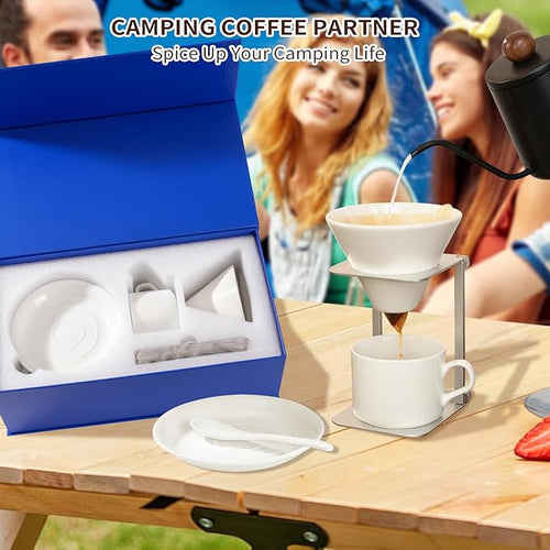 6-Piece Pour Over Coffee Maker Kit & Dripper Set - Image 2