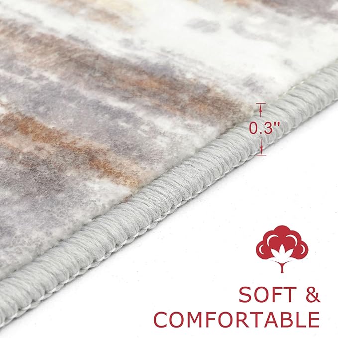 KOZYFLY 2x6 Washable Runner Rug - Image 2
